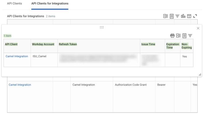Register API Client configuration.