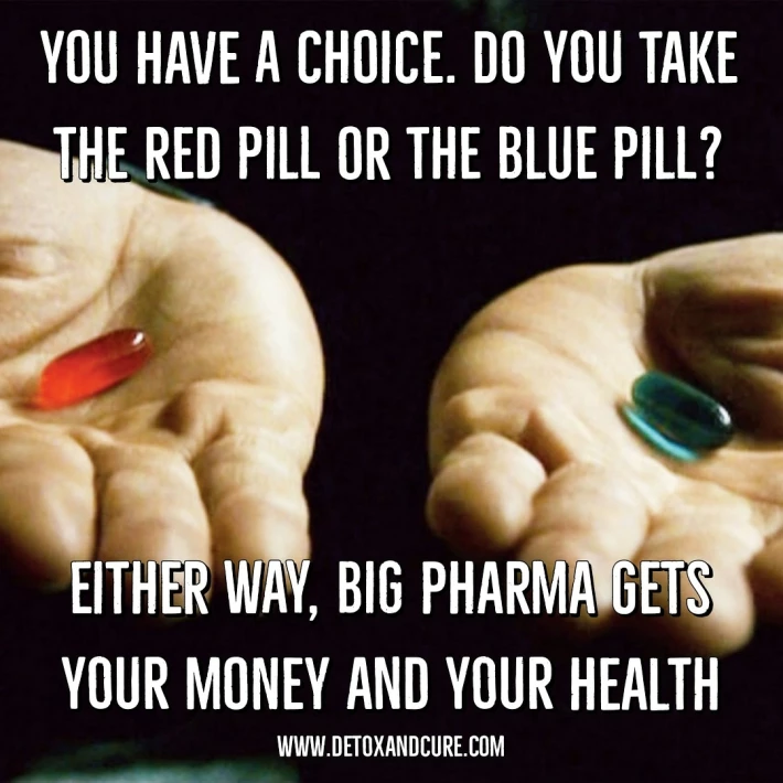 Red pill blue pill matrix meme