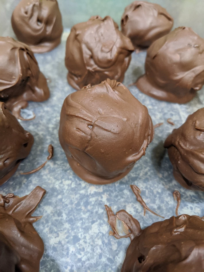 Finished bon bons