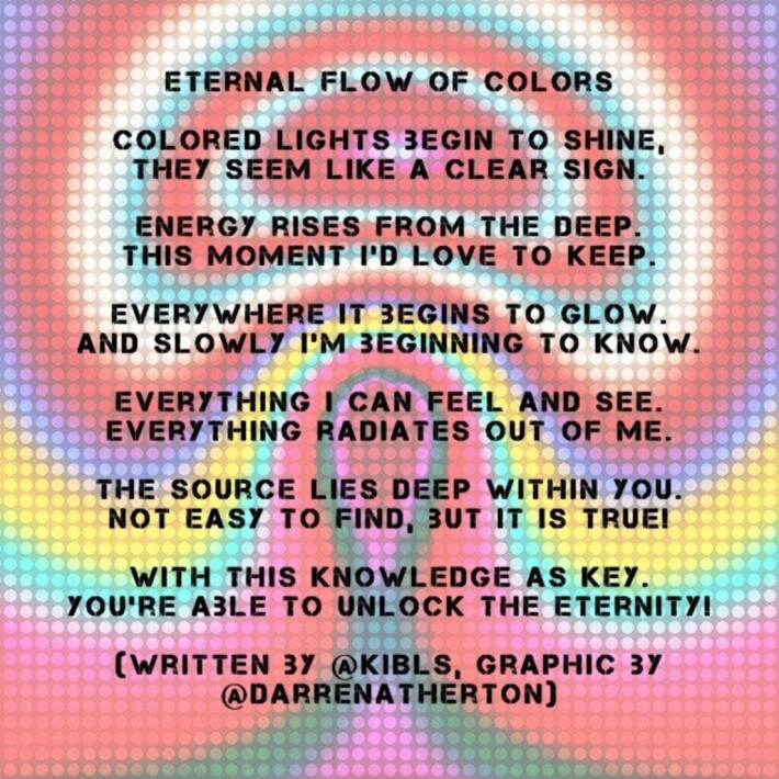 Eternal flow of colors