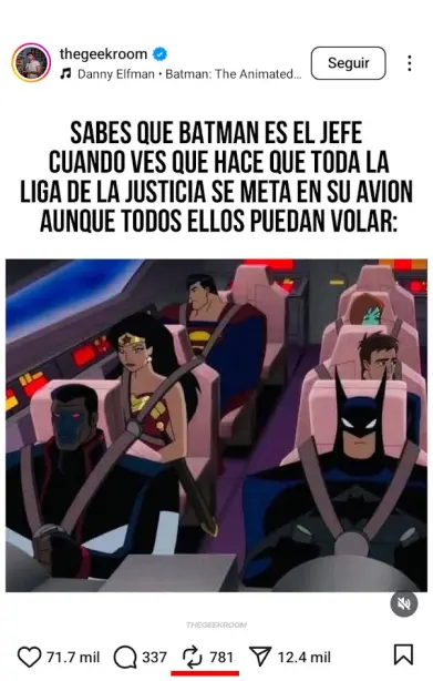 Republicar o repostear en Instagram