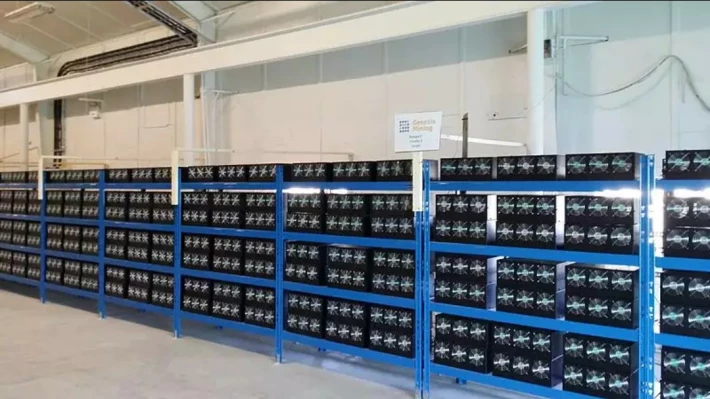 A cryptocurrency mining farm