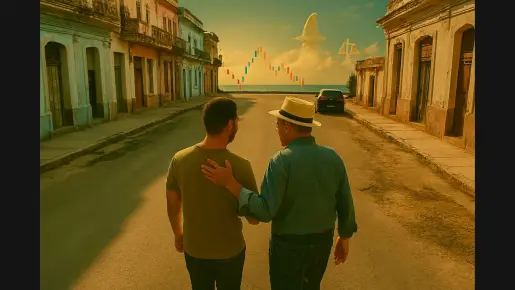 men walk