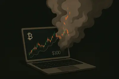 laptop btc chart smoke