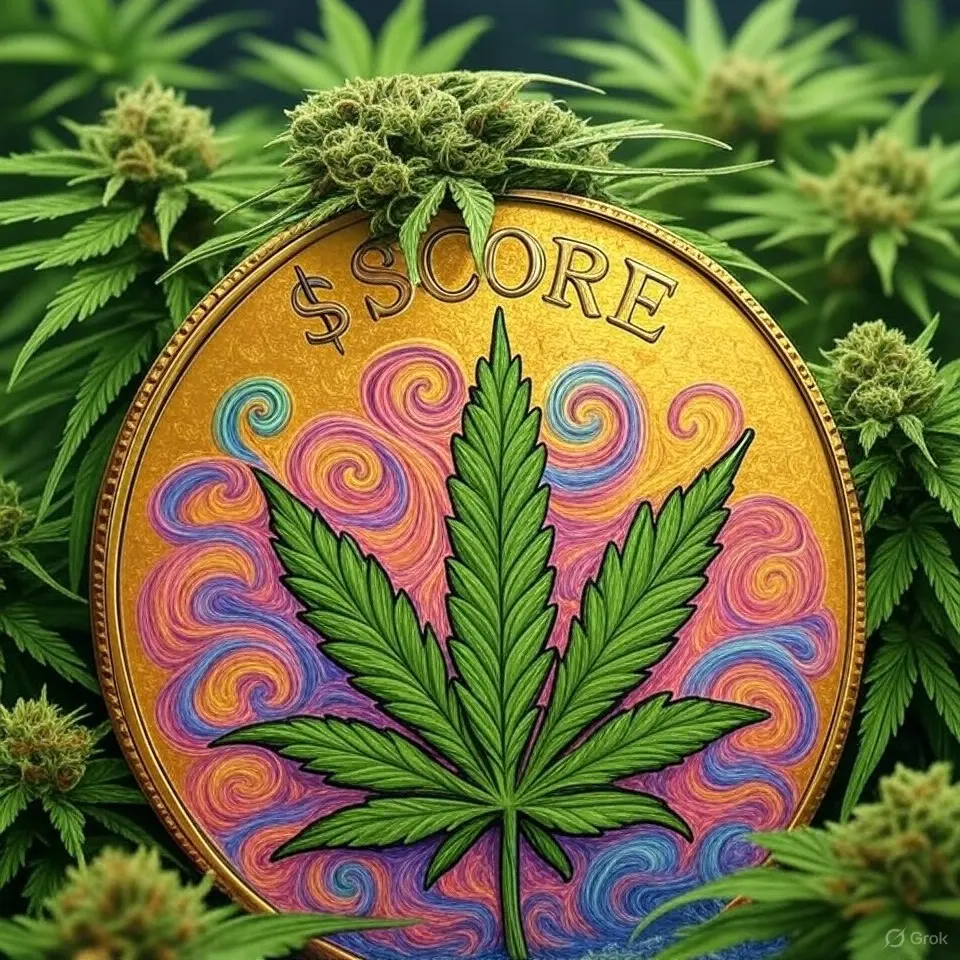 Ganja Score Memecoin $SCORE on Solana
