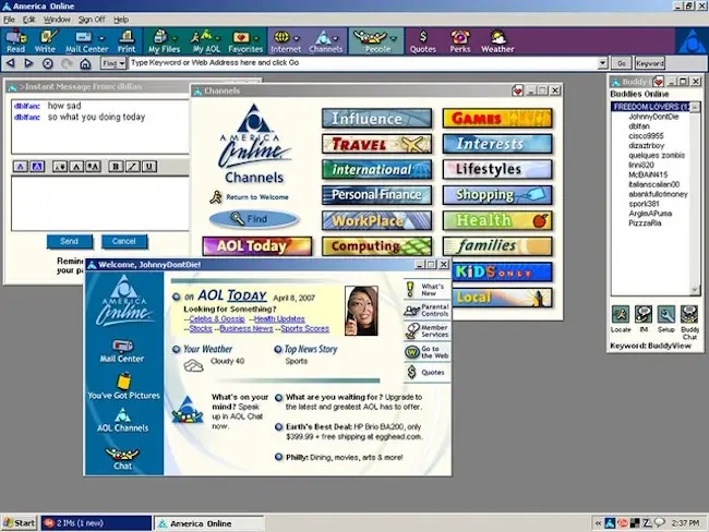 AOL desktop