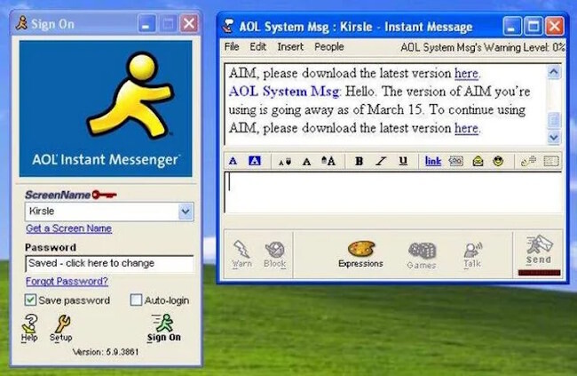 AOL messenger