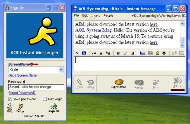 AOL messenger