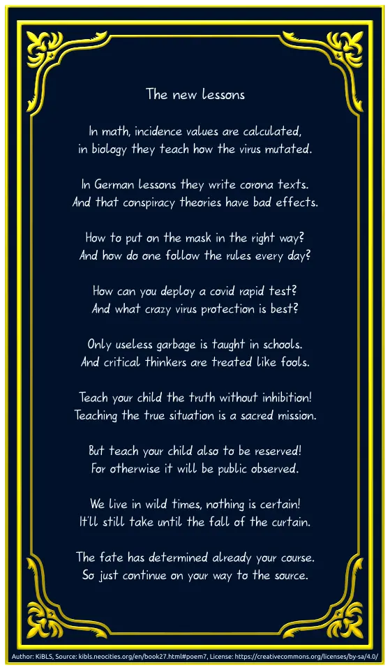 The new lessons