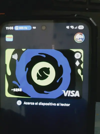 Google Wallet prompt asking the user to verify identity before enabling contactless payments When your card shows up in Google Wallet you are ready to tap to pay at any Visa POS.