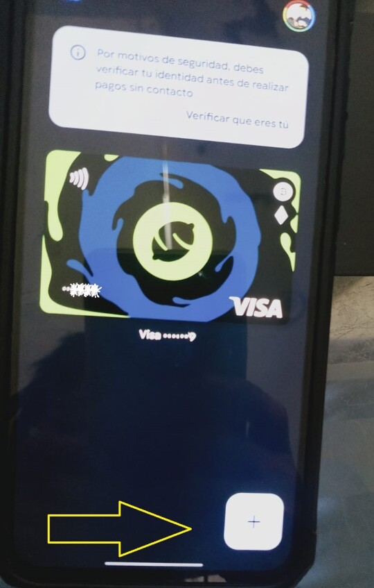 Google Wallet screen showing saved Visa cards and the option to add a new card. Look carefully