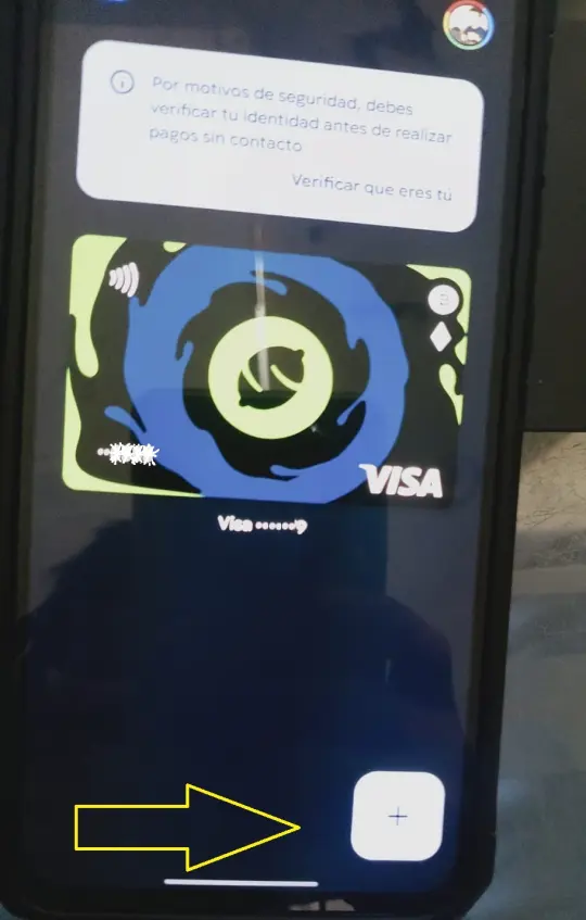 Google Wallet screen showing saved Visa cards and the option to add a new card. Look carefully