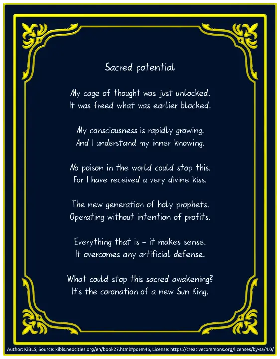 Sacred potential