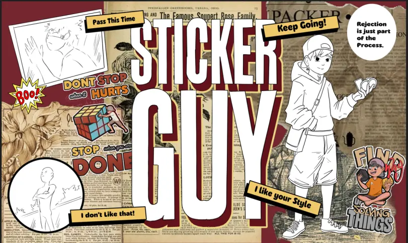 Sticker guy