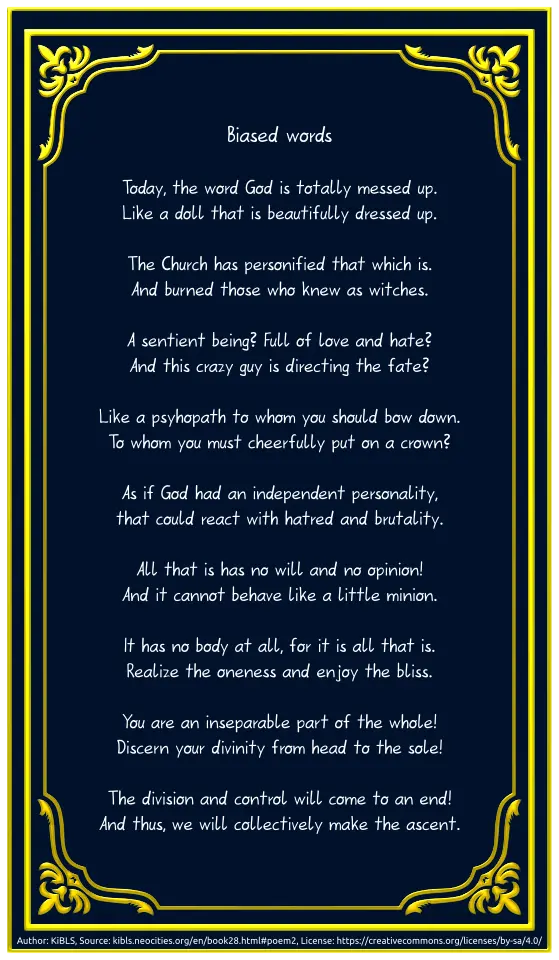 Biased words
