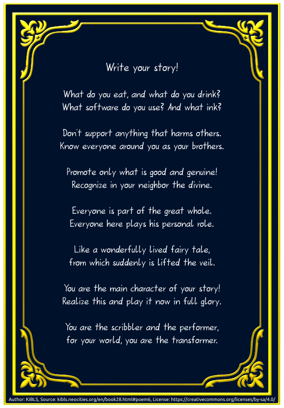 Write your story!