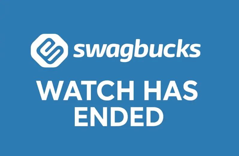 Swagbucks Watch ended June 2022, video rewards program no longer active.