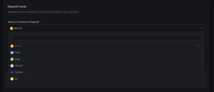 New deposit options