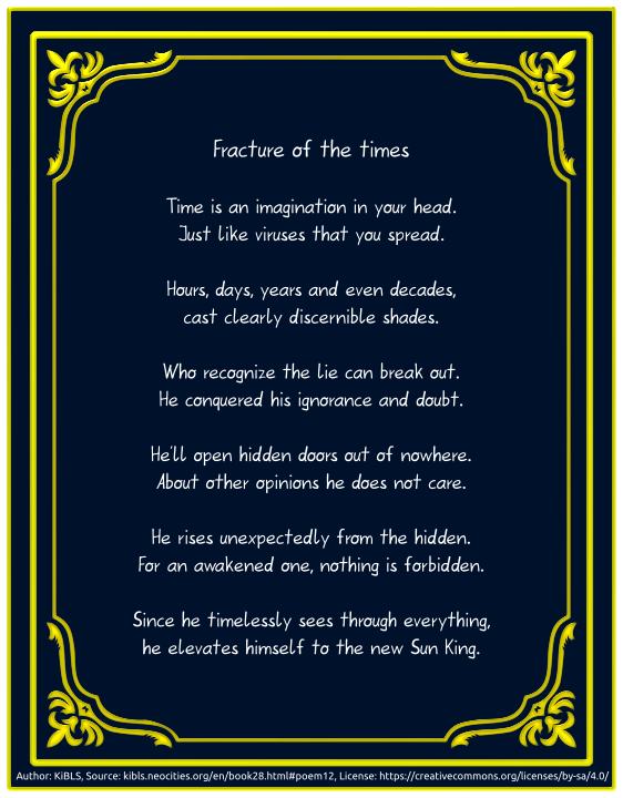 Fracture of the times
