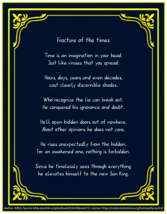 Fracture of the times