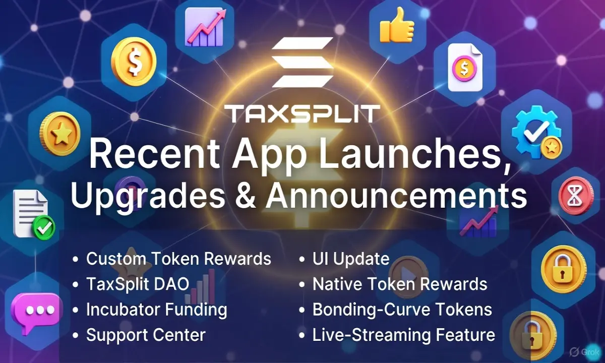 TaxSplit Review on Progress for $TAX