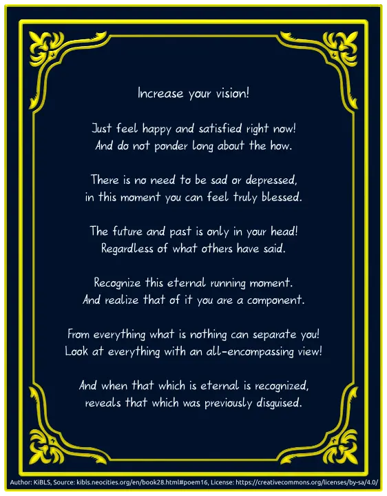 Increase your vision!