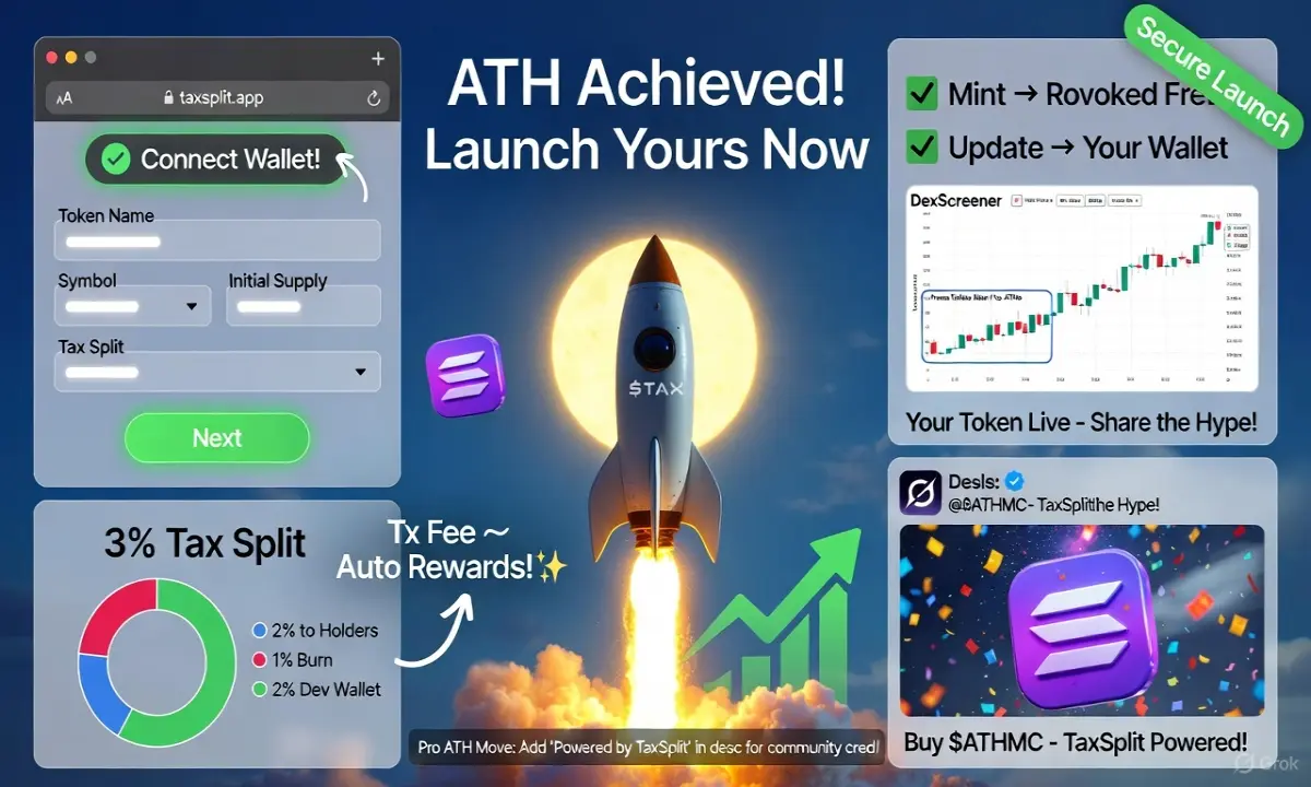 Launch Solana Tokens with Taxable Settings