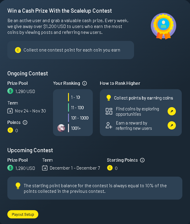 scaleup contests