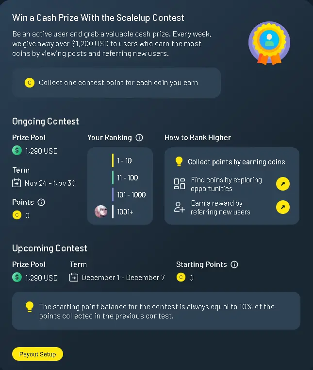 scaleup contests