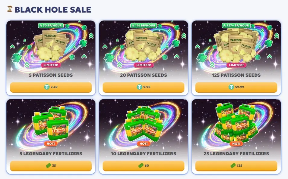 Chainers Black Hole Sale
