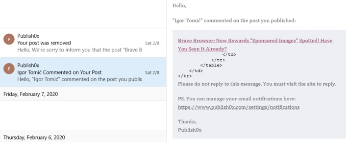 comments
