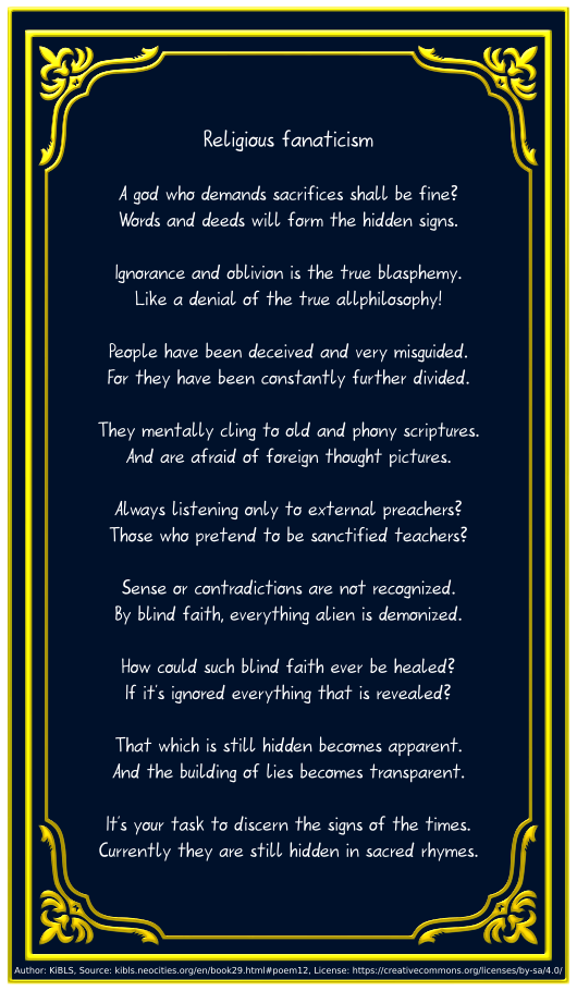Religious fanaticism