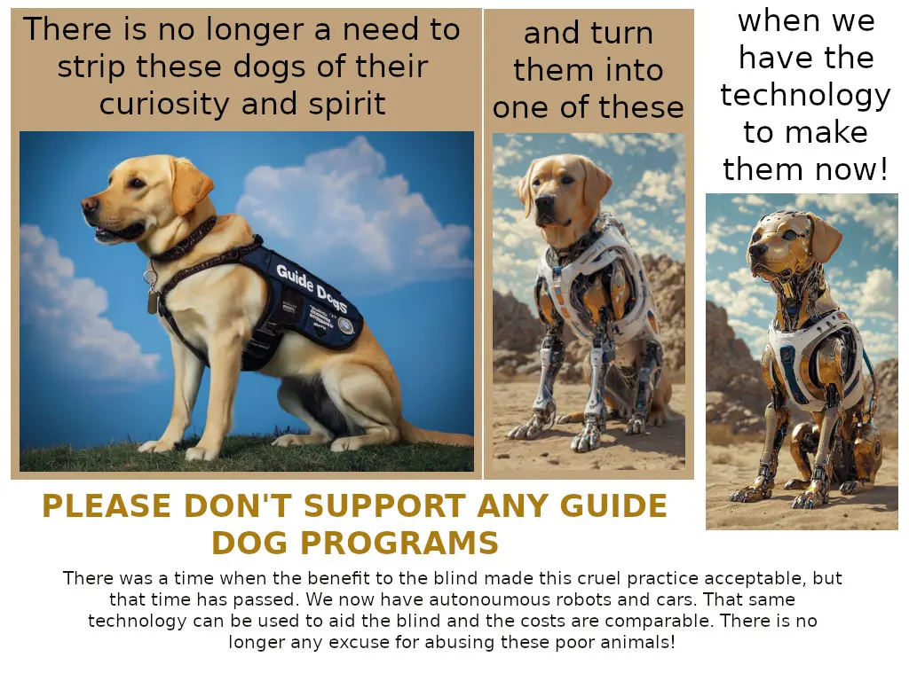 save guide dogs