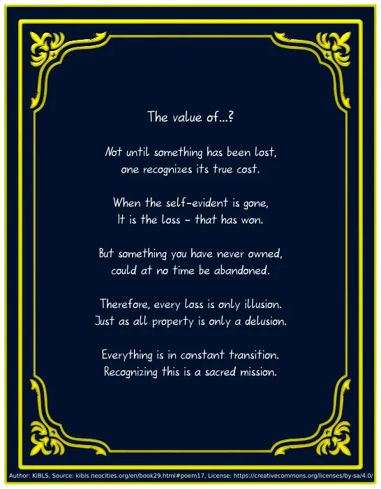 The value of...?