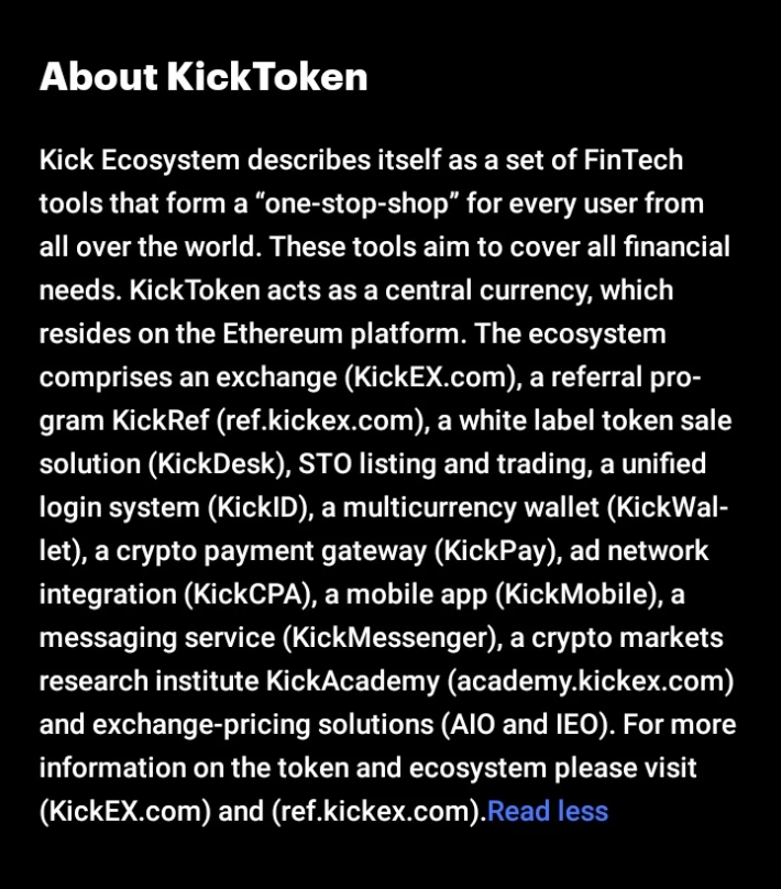 Kick Token Information