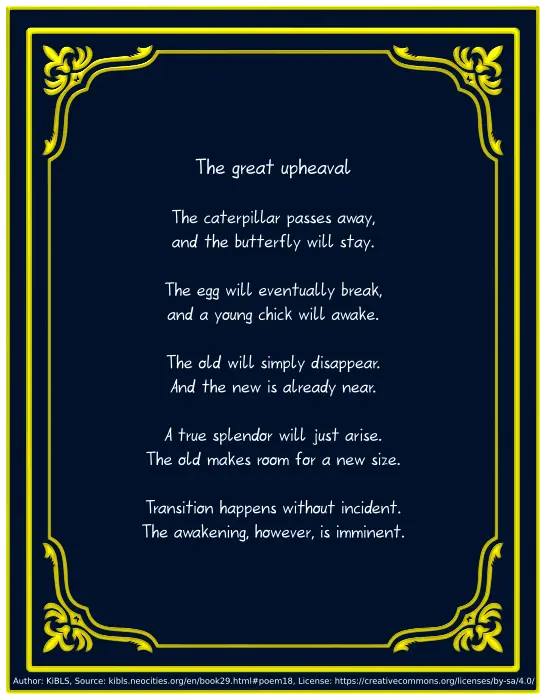 The great upheaval