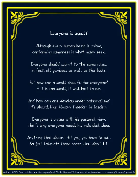 Everyone is equal?