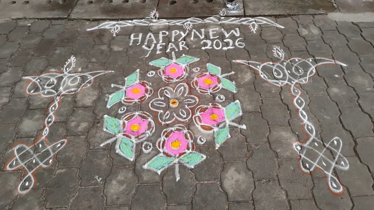 kolam art indianculture tradition newyear