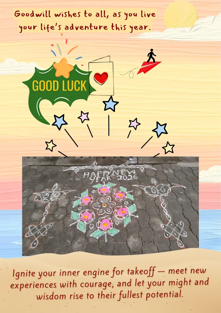 newyear greetingcard goodluck