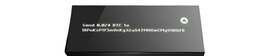 The KeepKey is a lesser known desk-focused wallet (54g), with a durable aluminum back. Its standout 3.12-inch OLED screen, allows for full address verification without scrolling. Though the unit is prone to minor scratches. The device features a simple one button interface and a durable braided USB-C cable, but lacks a battery for mobile use. While being large and sturdy, the KeepKey prioritizes clear visibility over portability.