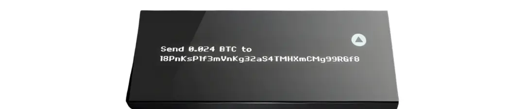 The KeepKey is a lesser known desk-focused wallet (54g), with a durable aluminum back. Its standout 3.12-inch OLED screen, allows for full address verification without scrolling. Though the unit is prone to minor scratches. The device features a simple one button interface and a durable braided USB-C cable, but lacks a battery for mobile use. While being large and sturdy, the KeepKey prioritizes clear visibility over portability.