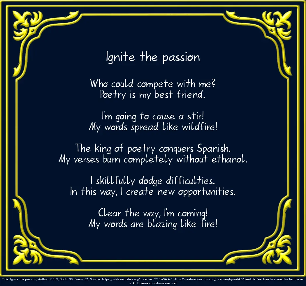 Ignite the passion