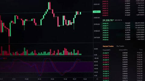 Example of cryptocurrency charts showing market trends and token performance”