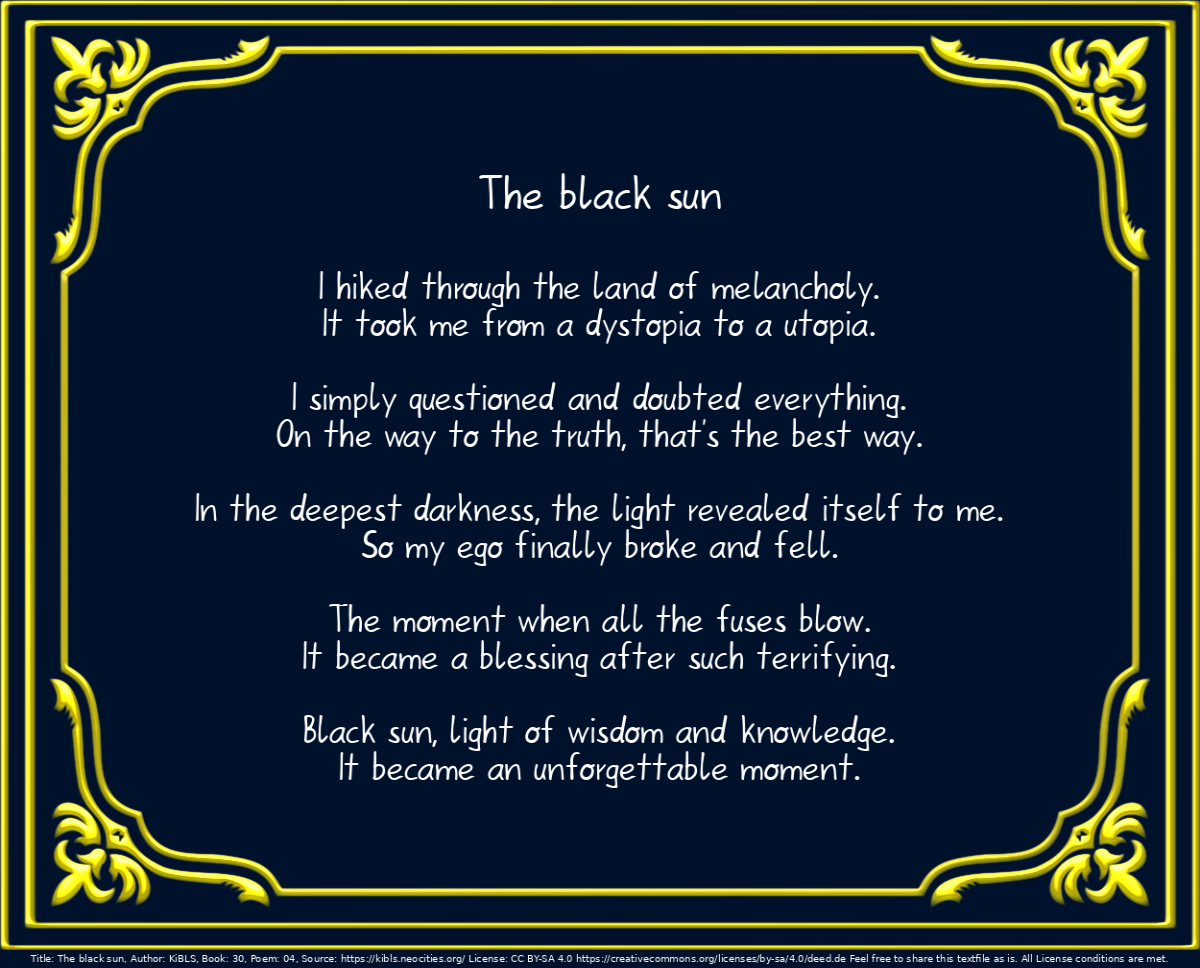 The black sun