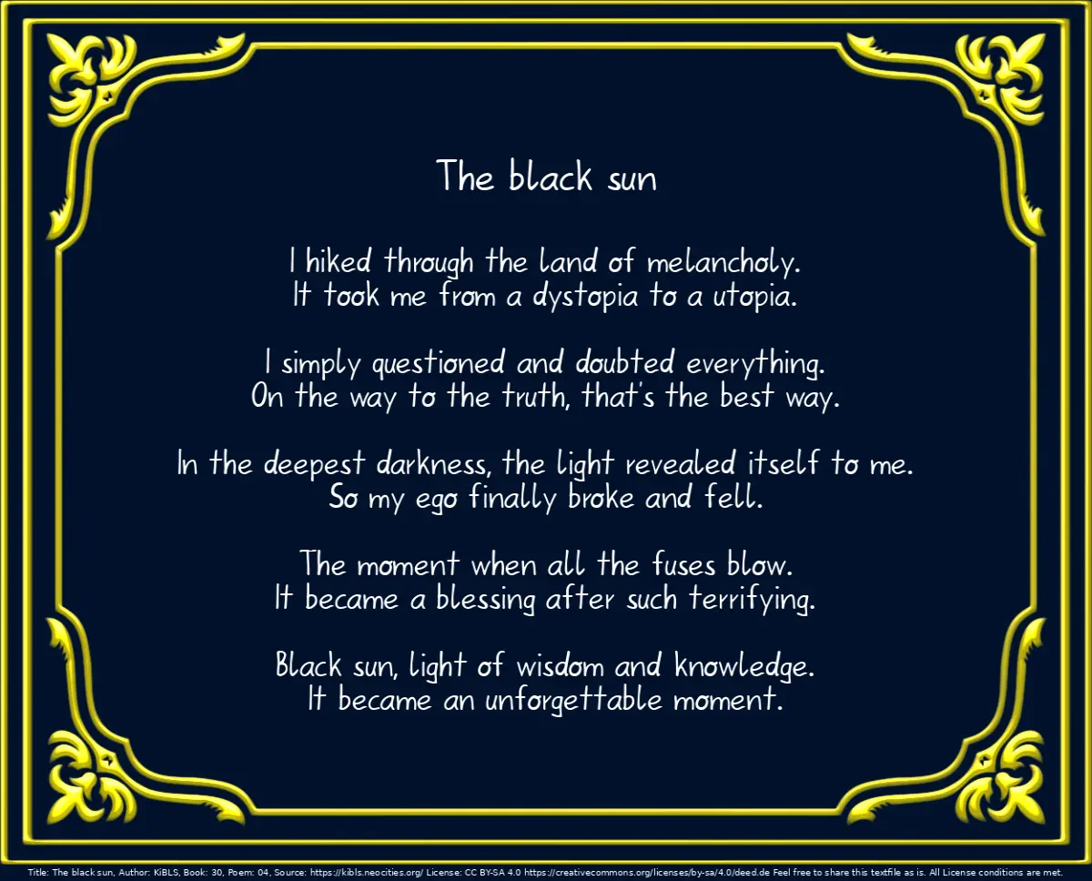 The black sun