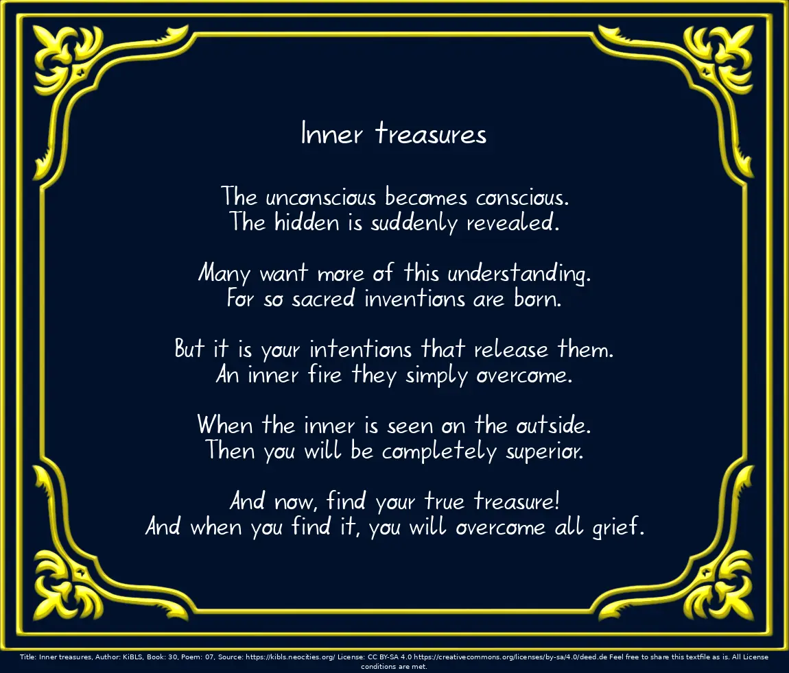 Inner treasures