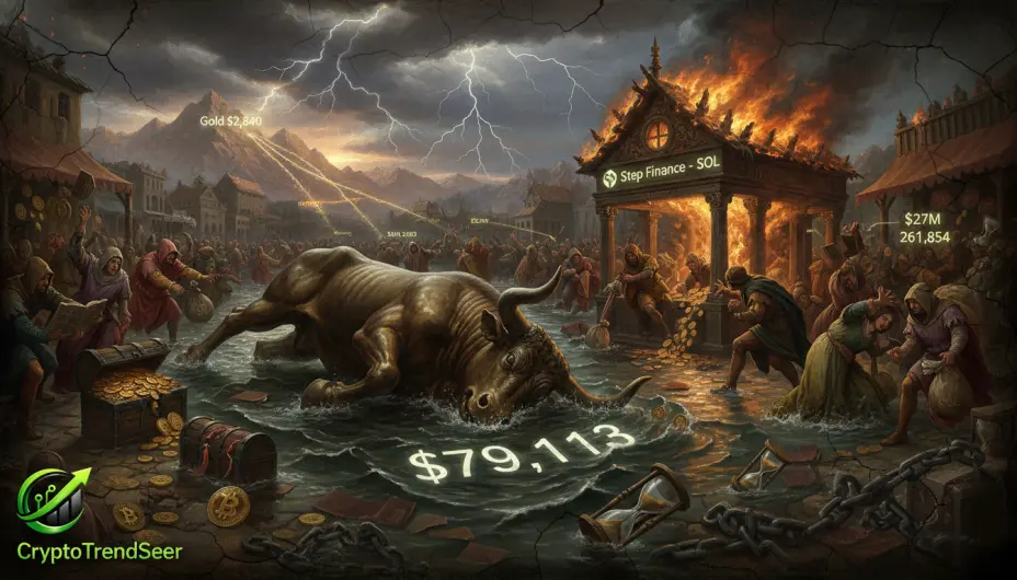 Bitcoin Crashes Below $80K; Step Finance Hacked for $27M