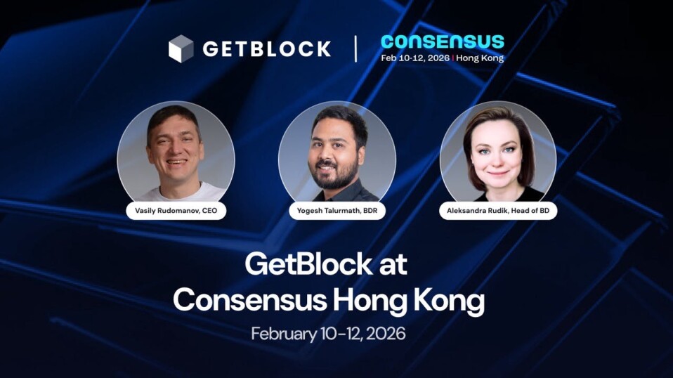 GetBlock team members visiting Consensus Hong Kong 2026
