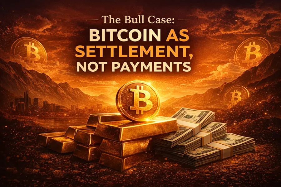The Bull Case: Bitcoin as settlement, not payments.