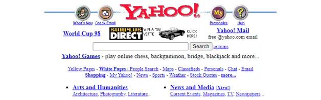 Yahoo 1998